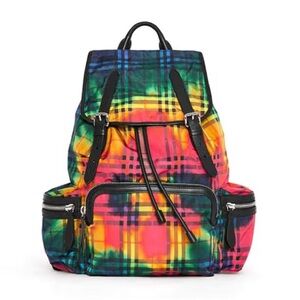 Burberry Multicolor Plaid Rucksack